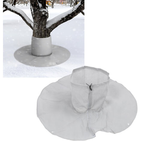 Protection antigel pour racines d'arbres : isolation thermique, tissu épais, protection contre le gel, idéale pour l'hiver et les plantes d'extérieur. (1/5)