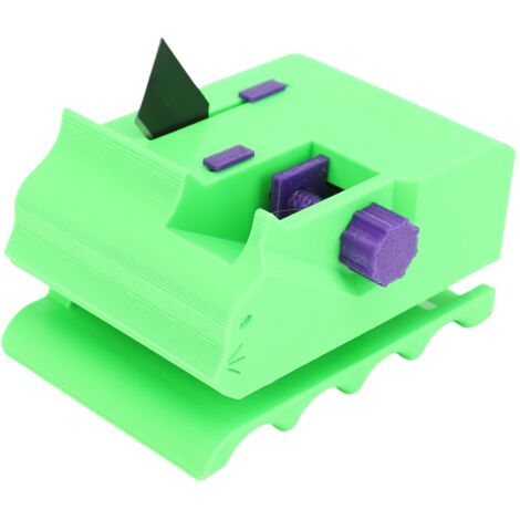Coupe-carton pour griffoirs pour chats, outil de découpe en carton à faire soi-même, outil de découpe portatif pour fabriquer un griffoir ou un panier pour chat (vert) (1/5)