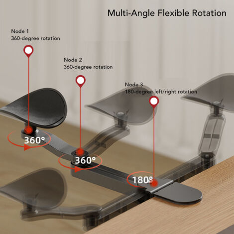 Repose-poignet ergonomique pour ordinateur, support de bras de souris, accoudoir