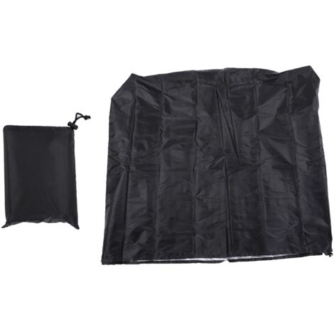 Bâche de protection imperméable et résistante pour palettes et conteneurs en vrac, idéale pour le mobilier de jardin en bois. Couleur : noir, 120 x 100 x 116 cm / 47,2 x 39,4 x 45,7 po (1/5)