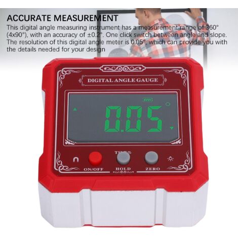 Inclinomètre Numérique Magnétique, Niveau, Jauge, Mesureur D'angle