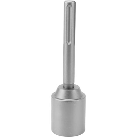Enfonceuse de poteaux en T à 5 trous, tige en acier, enfonce-poteaux manuel, accessoire pour perceuse à percussion, longueur 20 cm, diamètre 45 mm / 1,8 po (1/5)