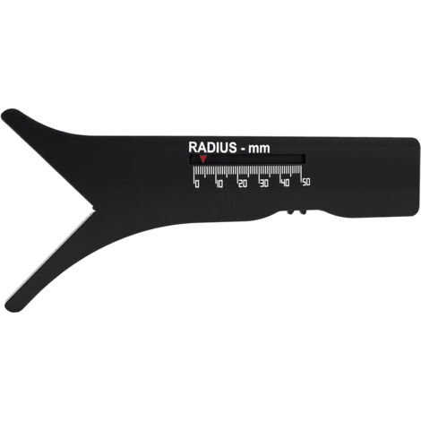 Gabarit coulissant de mesure de rayon - Outil de mesure de rayon portable et multifonctionnel (1/5)