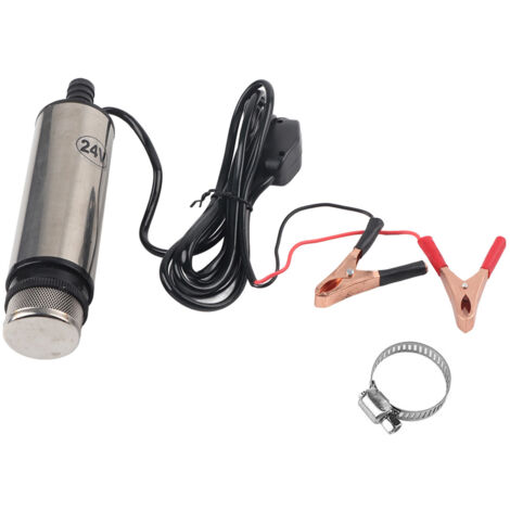 Pompe Submersible en acier inoxydable, 24V DC, pour eau, Diesel, huile, kérosène, outil de ravitaillement (1/5)