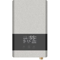 Nannigr chauffe eau electrique, chauffe eau instantane 6KW mini chauffe eau electrique sans réservoir mural avec affichage led réglage,pour maison cuisine