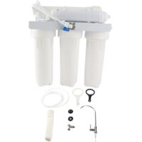 SJLERST Système de filtration d'eau potable en 5 étapes pour fontaine et maison