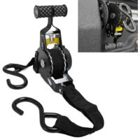 Sangles à cliquet rétractables robustes pour moto, camion, remorque, fourgonnette