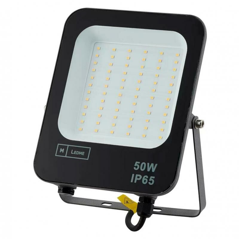 Foco Proyector Smd chip osram mini on 50w regulable ip65 blanco 6000k iluminashop ledme napoli 6.000 lumen color luz exterior de uso