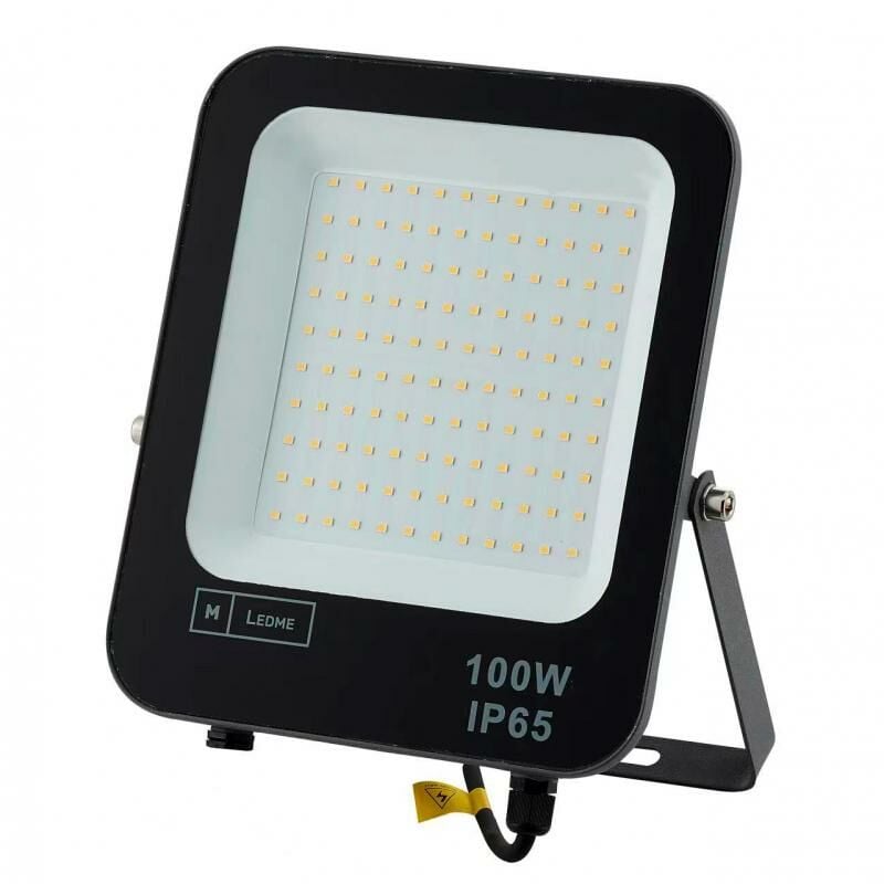 Foco Proyector Smd chip osram mini on 100w regulable ip65 blanco 6000k iluminashop ledme napoli 12.000 lumen color luz exterior de
