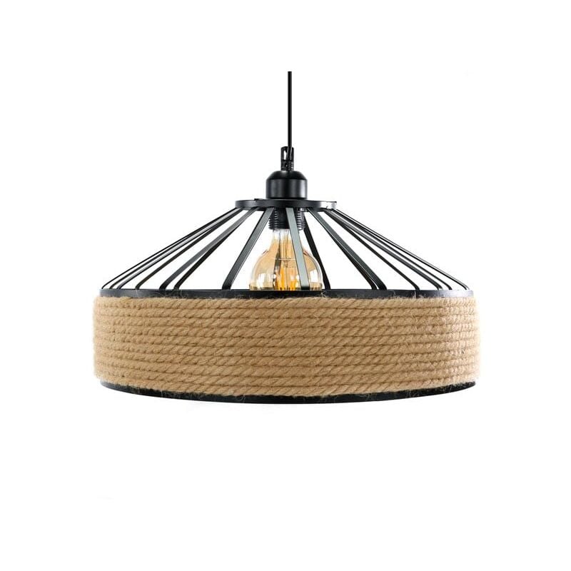 Lámpara de Techo West Negro / Marrón | IluminaShop