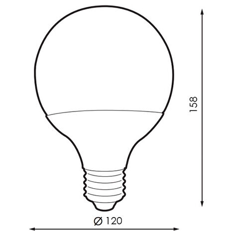 Bombilla LED E27 R80 12W • IluminaShop