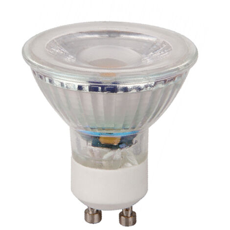 IluminaShop - Bombilla LED GU10 Glass 7W 38º Blanco Neutro 4500K