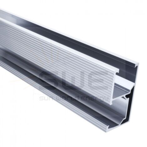 Estructura 1 panel Coplanar Inclinada 15-30° 30/35mm XH  Gris   IluminaShop