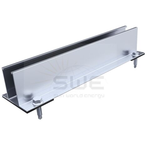Mini Rail 250mm para Cubierta Metálica XS  Gris   IluminaShop