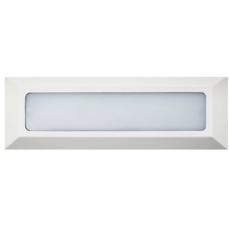 IluminaShop - Baliza de Superficie LED Long Rectangular Blanca 5W IP54 Blanco Neutro 4000K (1/5)