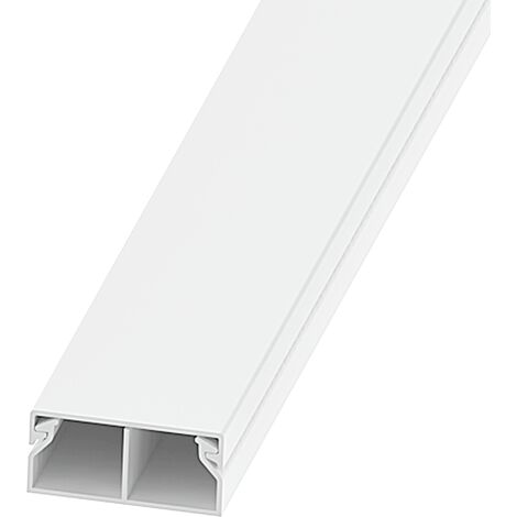 Mini Canaleta Eléctrica para Mecanismos 40x17 (2 Metros) Blanco IluminaShop