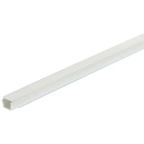 IluminaShop - Mini Canaleta Electrica Adhesiva para Mecanismos 12x07 (2 Metros)