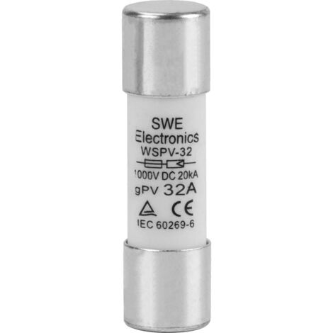 IluminaShop - Fusible 10x38mm 1000V DC 10A  32A