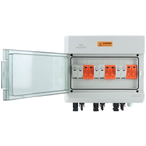 IluminaShop - Cuadro de Proteccion Fv  500Vdc 3 In 3 Out 500V