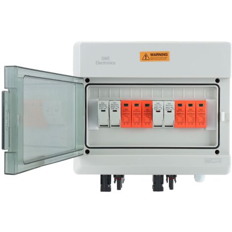 IluminaShop - Cuadro de Proteccion Fv – 1000Vdc 2 In 2 Out 1000V