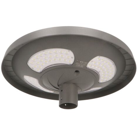 IluminaShop - Farola Solar LED para Alumbrado Publico 30W con Sensor Crepuscular  Blanco Frio 6000K
