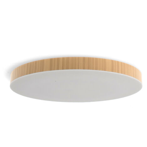 IluminaShop - Plafon LED Circular Madera Regulable CCT 36W  3000+4000+6000