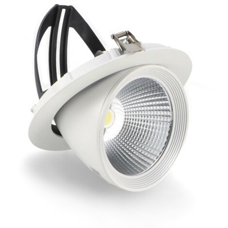 IluminaShop - Foco Downlight LED Basculante 35W Orientable Blanco CCT 3000+4000+6000 (1/2)
