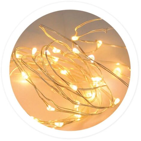 IluminaShop - Guirnalda de Bombillas 13W 8 Funciones IP44  Blanco Calido 3000K (1/2)