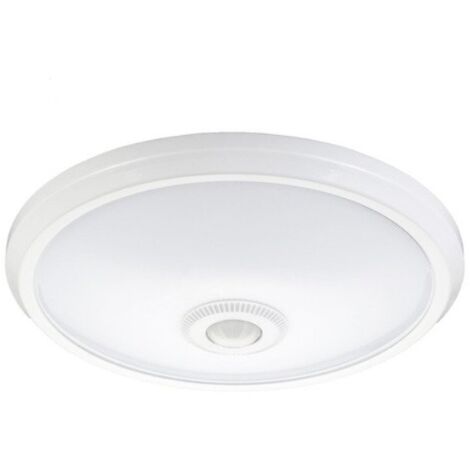 IluminaShop - Plafon LED con Sensor Movimiento 20W PIR 360º  Blanco Calido 3000K