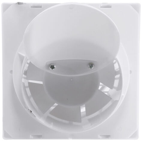 IluminaShop - Extractor de Banos Cocinas 15W 98Ø Extra Silencioso con Compuerta Antirretorno 80 m3/hora