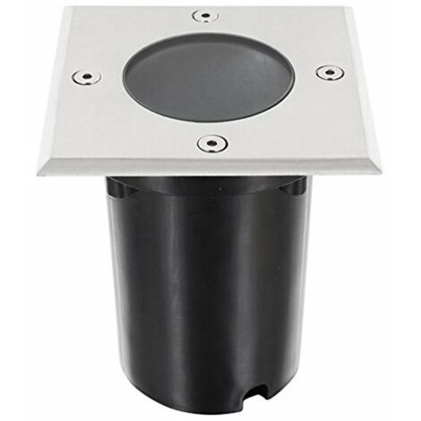 IluminaShop - Foco Empotrable Garden para Suelo IP54 Cuadrado con Casquillo GU10