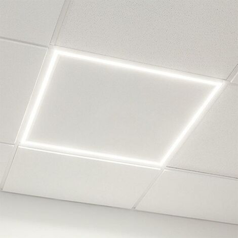 Plafón Panel LED de Superficie Blanco 60x60 cm 42W • IluminaShop