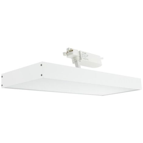 IluminaShop - Foco Panel LED para Carril Max Chip Osram 40W Blanco Monofasico Blanco Calido 3000K (1/4)