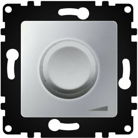 IluminaShop - Potenciometro Regulador LED Gris 0600W Triac IP20 Serie wLux