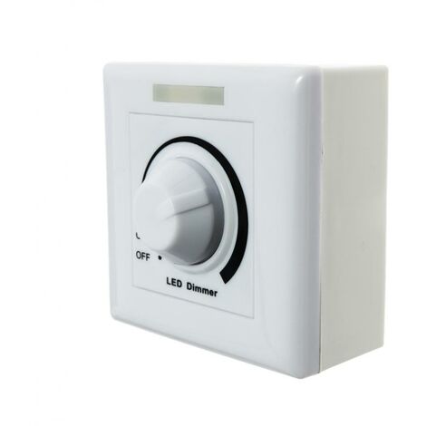 IluminaShop - Regulador 250W 010V Blanco Superficie / Empotrado