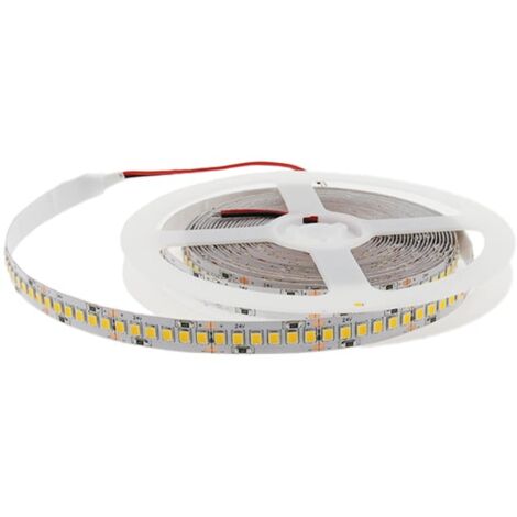 IluminaShop - Tira de LED 92,5W 24V DC SMD2835 204LED/m 18,5W/m IP20 (5 metros) Blanco Calido 3000K