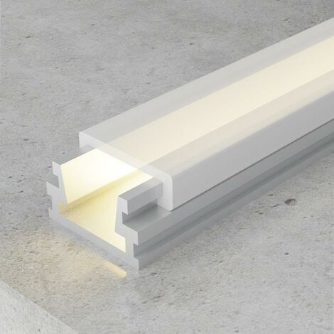IluminaShop - Perfil de Aluminio Superficie Slim 12V/24V 2 metros