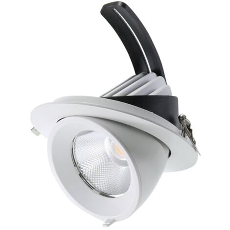IluminaShop - Foco Downlight LED Basculante Cobfix Angle 15W Blanco Calido 3000K