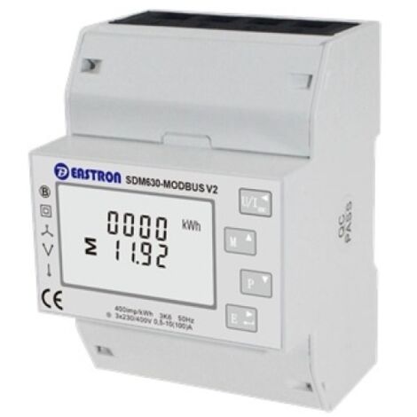 Vatímetro Trifásico Contador de Energía  Growatt TPM     IluminaShop