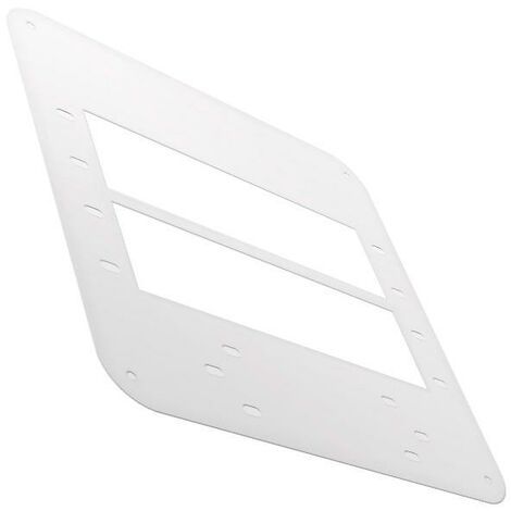 IluminaShop - Chapa Adaptacion de dos Modulos Para Farol Negro Villa IP20