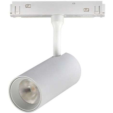 IluminaShop - Foco LED Blanco 10W para Carril Magnetico Detail Chip Osram 48V Monofasico CRI 90 UGR 17 Serie Detail Blanco Calido 3000K (1/2)