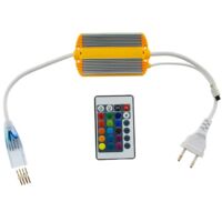 IluminaShop - Controlador para Tiras LED RGB 220V 14W con mando