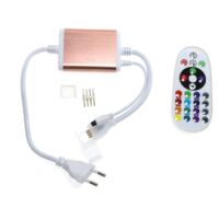 IluminaShop - Controlador para Tiras LED RGB 220V 14,4W con Mando