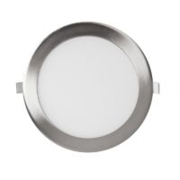 IluminaShop - Downlight panel LED Circular Niquel 6W IP44 CCT 3000+4000+6000