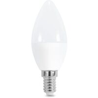 IluminaShop - Bombilla LED Vela C37 E14 6W Blanco Calido 3000K