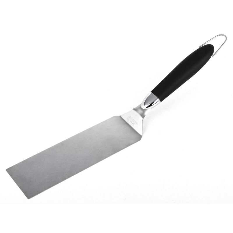 SOLEA spatel- palet- taart- cake mes RVS 20cm recht lemmet met zwart k