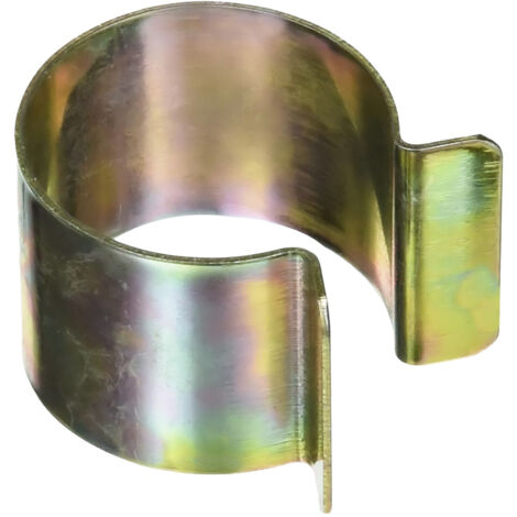 Set aus 20 Clips für Gewächshausplane 35mm x 30mm - Hohe Qualität TECPLAST 30CP - Befestigungsclips aus Metall mit Zinkbeschichtung