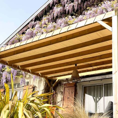 Lona Pérgola Rojo Borgoña 2,5x3 m - Garantía de 5 años TECPLAST
