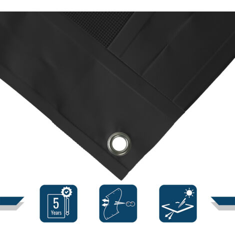 Pergola-Plane Grün 2x3 m - 10 Jahre Garantie TECPLAST - XP640PR - Wasserdichte Plane für Pergola