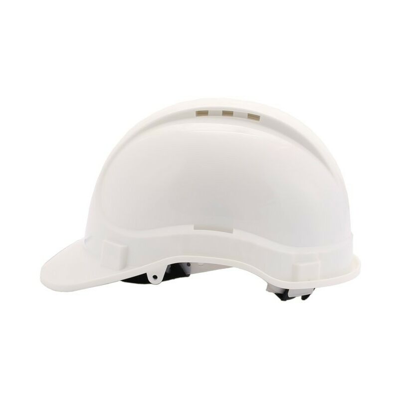 Casque de Travail - en 397 réglable - Casque de Chantier avec Sangle 6  Points - Casque de Protection - Blanc : : Bricolage